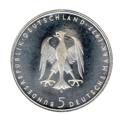 FRG 1977 J.421 5DM Heinrich von Kleist BU