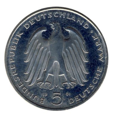 FRG 1981 J.430 5DM Carl Reichsfreiherr vom und zum Stein Unc