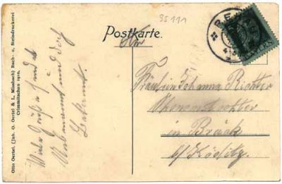 95111 Rehau bei Hof, Grreetings from J�gersruh, ca. 1913