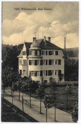 95138 Bad Steben, Pension Villa Wilhelmsruh, ca. 1933