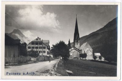 Pettneu a. Arlb., Look at restaurant Hirschen