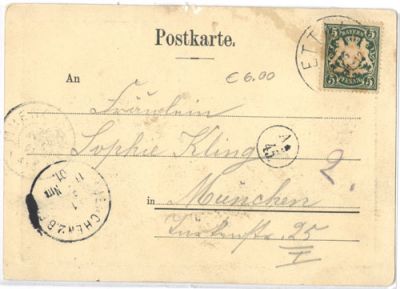 82488 Ettal, look at the monastery Ettal, b/w, ca. 1901