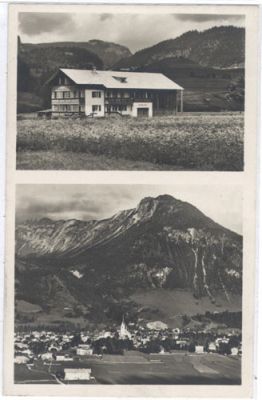 87561 Oberstdorf/Allg�u, Landhaus Neu, b/w, ca. 1934