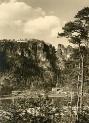 01824 Saxon Switzerland, HO Hotel b/w