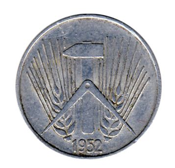 GDR 1952 J.1506 5Pf Regular issue Mint: A VF