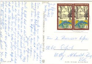 01778 Different cities in the the Eastern Erzgebirge b/w