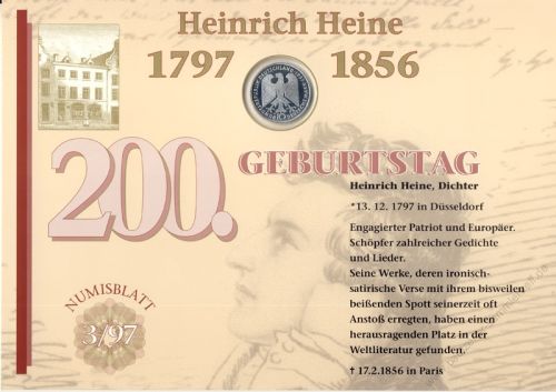 FRG 1997 Numisblatt 3/1997 