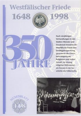 FRG 1998 Numisblatt 1/1998 