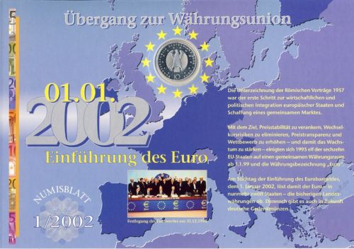 FRG 2002 Numisblatt 1/2002 