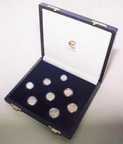 SC Kassette f�r 1 EURO-Kursm�nzen-Satz