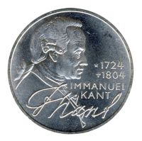 FRG 1974 J.414 5DM Immanuel Kant Unc