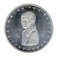 FRG 1977 J.421 5DM Heinrich von Kleist BU