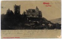 55411 Bingen at Rhein, Phootograph Burg Klopp, ca. 1901