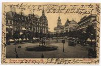60311 Frankfurt/M., Rossmarkt with tram, ca. 1902