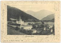 82488 Ettal, look at the monastery Ettal, b/w, ca. 1901