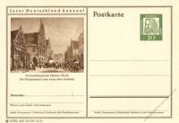 FRG 1961 Mi-Nr. P065 04/025 * M�nster - Prinzipal market