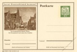FRG 1962 Mi-Nr. P072 17/123 * M�nster - Prinzipal market