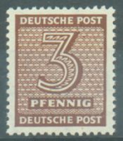 SOZ 1946 Mi-Nr. 126Yd ** expertised, postage stamp