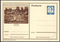 FRG 1963 Mi-Nr. P081 22/160 * Wanne-Eickel - Sport park