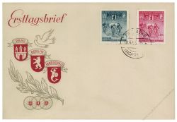 GDR 1955 FDC Mi-Nr. 470/71 o International Cycling tour