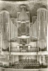 01069 Dresden, Organ in the Kreuzkirche b/w