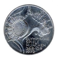 FRG 1972 J.404 10DM Olympic Games - Mint: F Unc