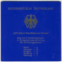 FRG 1998 J.467 10DM Peace of Westphalia Mint: A-J PR