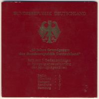 FRG 1999 J.471 10DM 50 Years Constitution Mint: A-J PR