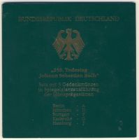 FRG 2000 J.476 10DM Johann Sebastian Bach Mint: A-J PR