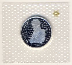 FRG 1997 J.466 10DM Heinrich Heine Mint: D PR