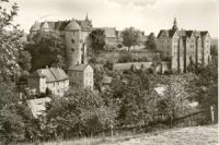 01683 Nossen, View at the castle b/w