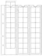 LE OPTIMA 5er-Pack Ersatzbl�tter f�r 54 M�nzen bis 20 mm