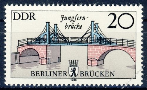 DDR 1985 Mi-Nr. 2973II ** Historische Brcken in Berlin