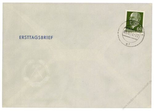 DDR 1964 FDC Mi-Nr. 1080 ESt. Staatsratsvorsitzender Walter Ulbricht