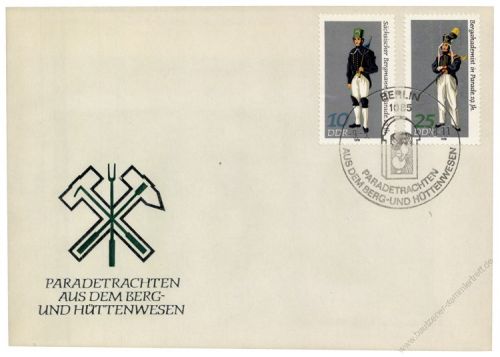 DDR 1978 FDC Mi-Nr. 2318-2321 SSt. Paradetrachten aus dem Bergbau und Httenwesen