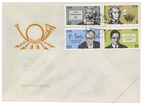 DDR 1978 FDC Mi-Nr. 2336-2342 ESt. Bedeutende Persnlichkeiten