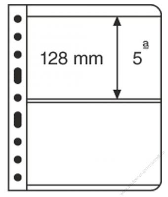 LE VARIO 2C - 5er Pack Hüllen 2er-Teilung glasklar bis 195 x 128 mm