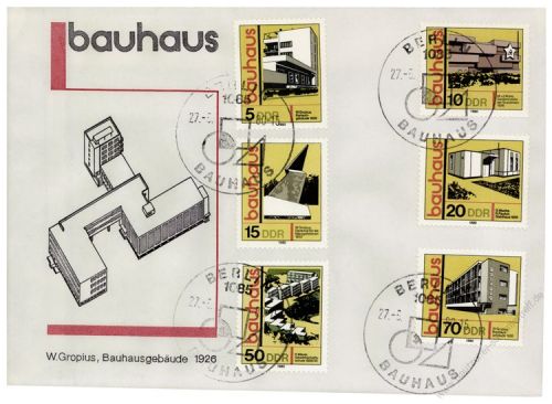 DDR 1980 FDC Mi-Nr. 2508-2513 SSt. Bauwerke im Bauhaus-Stil