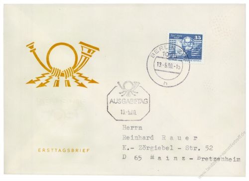 DDR 1980 FDC Mi-Nr. 2506 ESt. Aufbau in der DDR