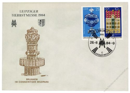 DDR 1984 FDC Mi-Nr. 2891-2892 SSt. Leipziger Herbstmesse