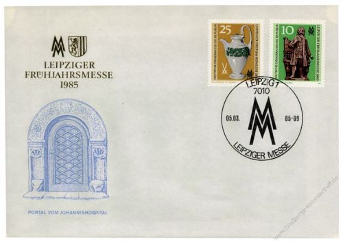 DDR 1985 FDC Mi-Nr. 2929-2930 SSt. Leipziger Frhjahrsmesse