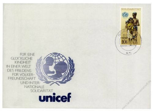 DDR 1989 FDC Mi-Nr. 3275 ESt. Internationale Solidaritt