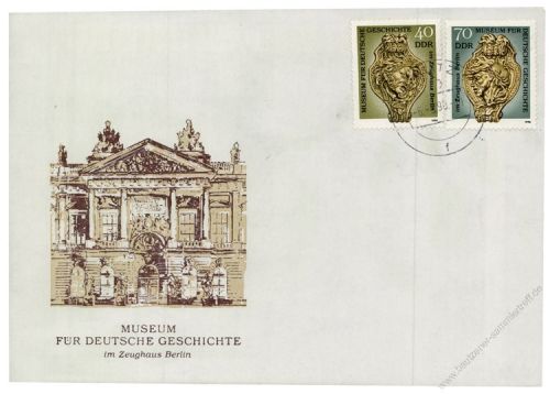 DDR 1990 FDC Mi-Nr. 3318-3319 ESt. Museum fr Deutsche Geschichte im Zeughaus Berlin