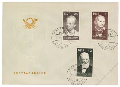 DDR 1967 FDC Mi-Nr. 1293-1297 ESt. Berhmte Persnlichkeiten