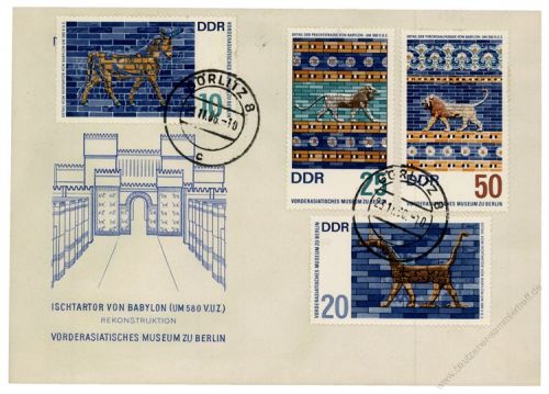 DDR 1966 FDC Mi-Nr. 1229-1232 ESt. Vorderasiatisches Museum Berlin