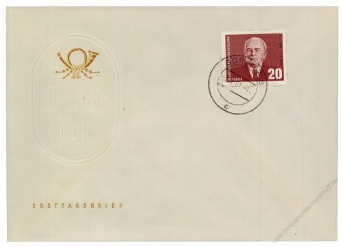 DDR 1961 FDC Mi-Nr. 807 ESt. 85. Geburtstag von Prsident Wilhelm Pieck