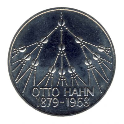 BRD 1979 J.426 5 DM Otto Hahn vz-st
