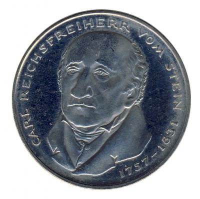 BRD 1981 J.430 5 DM Carl Reichsfreiherr vom und zum Stein vz-st
