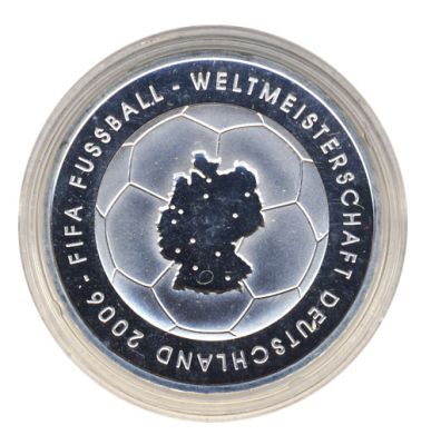 BRD 2003 J.499 10 Euro Fuball-WM-Deutschland 2006 Prgesttte: D PP