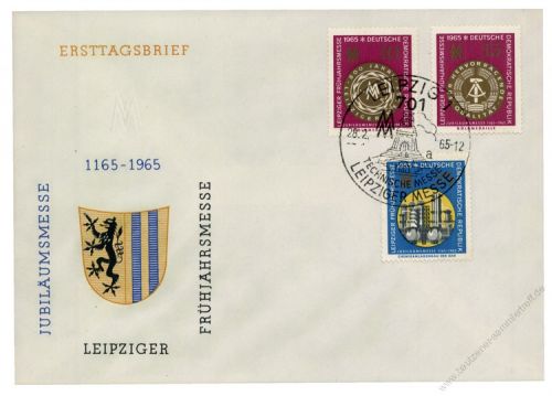 DDR 1965 Mi-Nr. 1090-1092 SSt. Leipziger Frhjahrsmesse